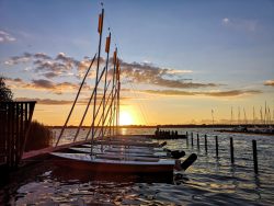 Abendstimmung am Hafen