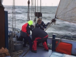 Segel trimmen Pfingstsegeln 2016