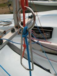 Segelboot Trapezhaken
