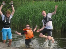 Sprung ins Wasser