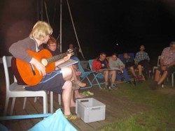 Singen mit Gitarre